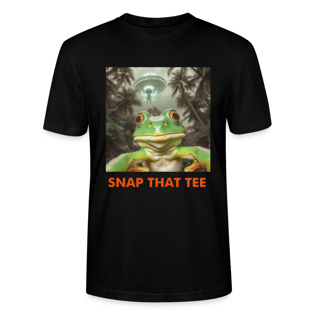 Leap of the Unknown - T-shirt bio Unisexe - Snap that tee - noir