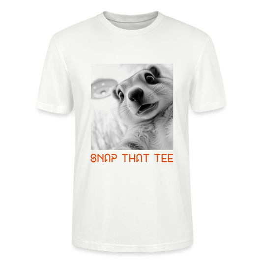Beam Me Nut - T-shirt bio Unisexe - Snap that tee - blanc