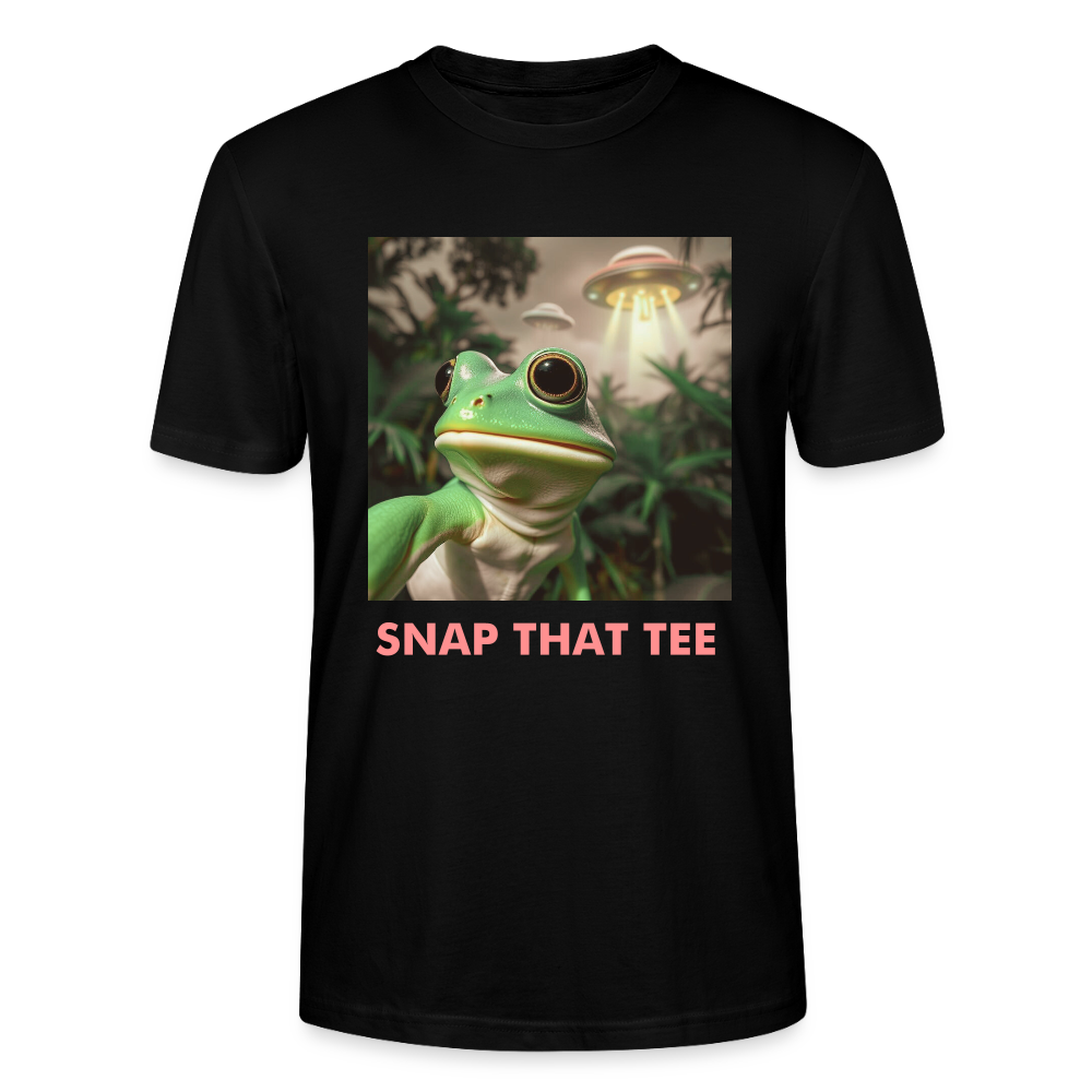 Croak Meets Cosmos - T-shirt bio Unisexe - Snap that tee - noir