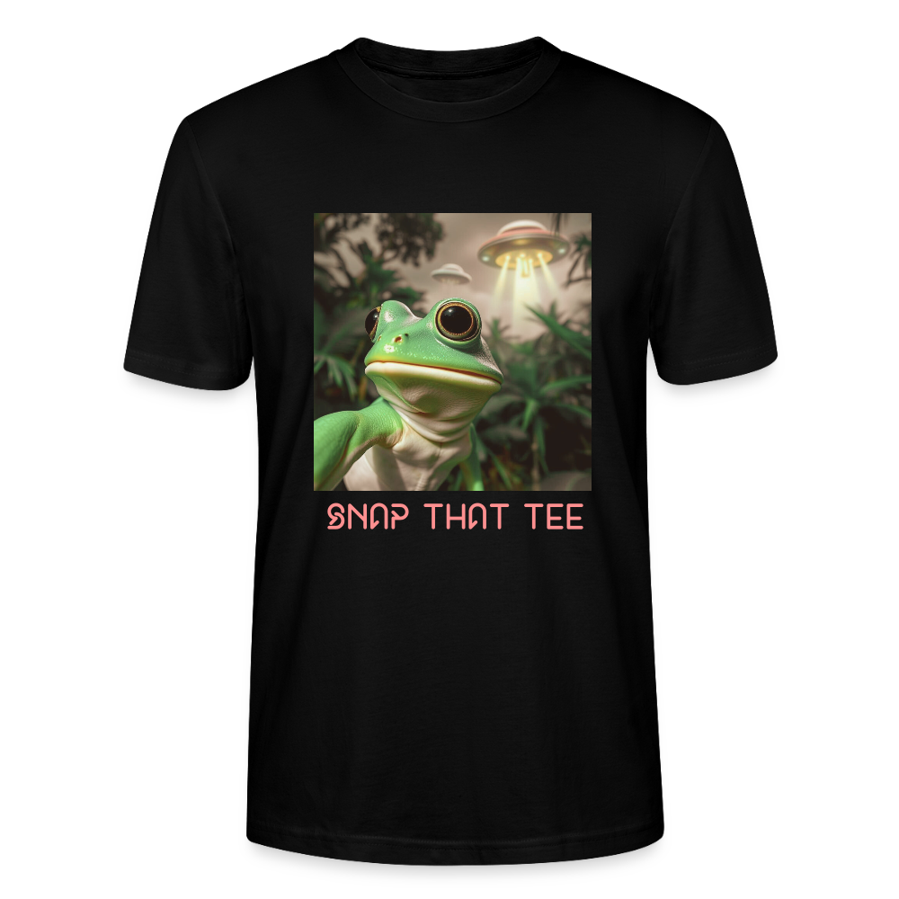 Croak Meets Cosmos - T-shirt bio Unisexe - Snap that tee - noir