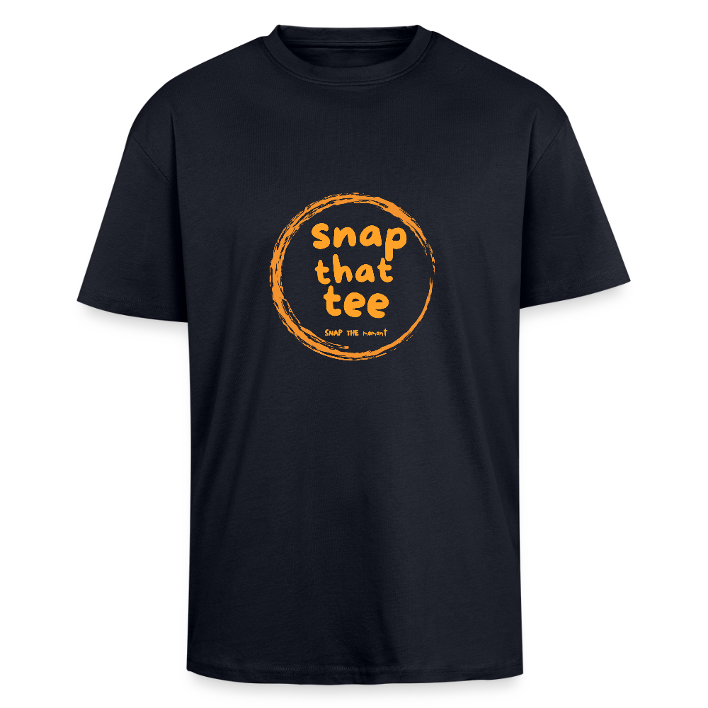 Snap that tee logo - T-shirt oversize unisexe - bleu marine