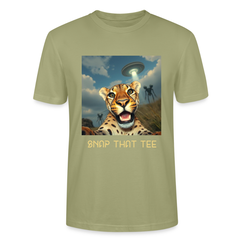 Jungle Meets Cosmos - T-shirt bio Unisexe - Snap that tee - vert brouillard