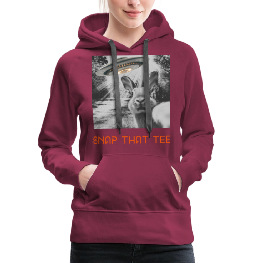 Hop to Space - Hoodie Femme - bordeaux