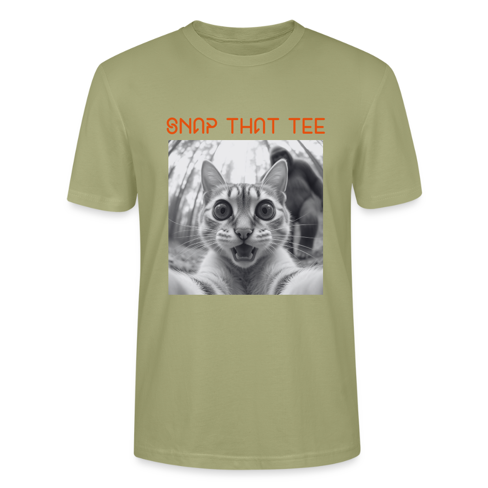 Legendary Meow - T-shirt bio Unisexe - Snap that tee - vert brouillard