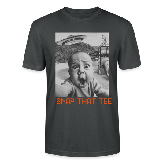 Born To Be Beamed - T-shirt bio  Unisexe - Snap that tee - charbon