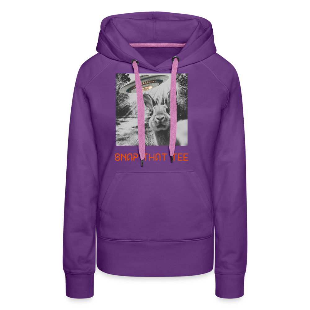 Hop to Space - Hoodie Femme - violet