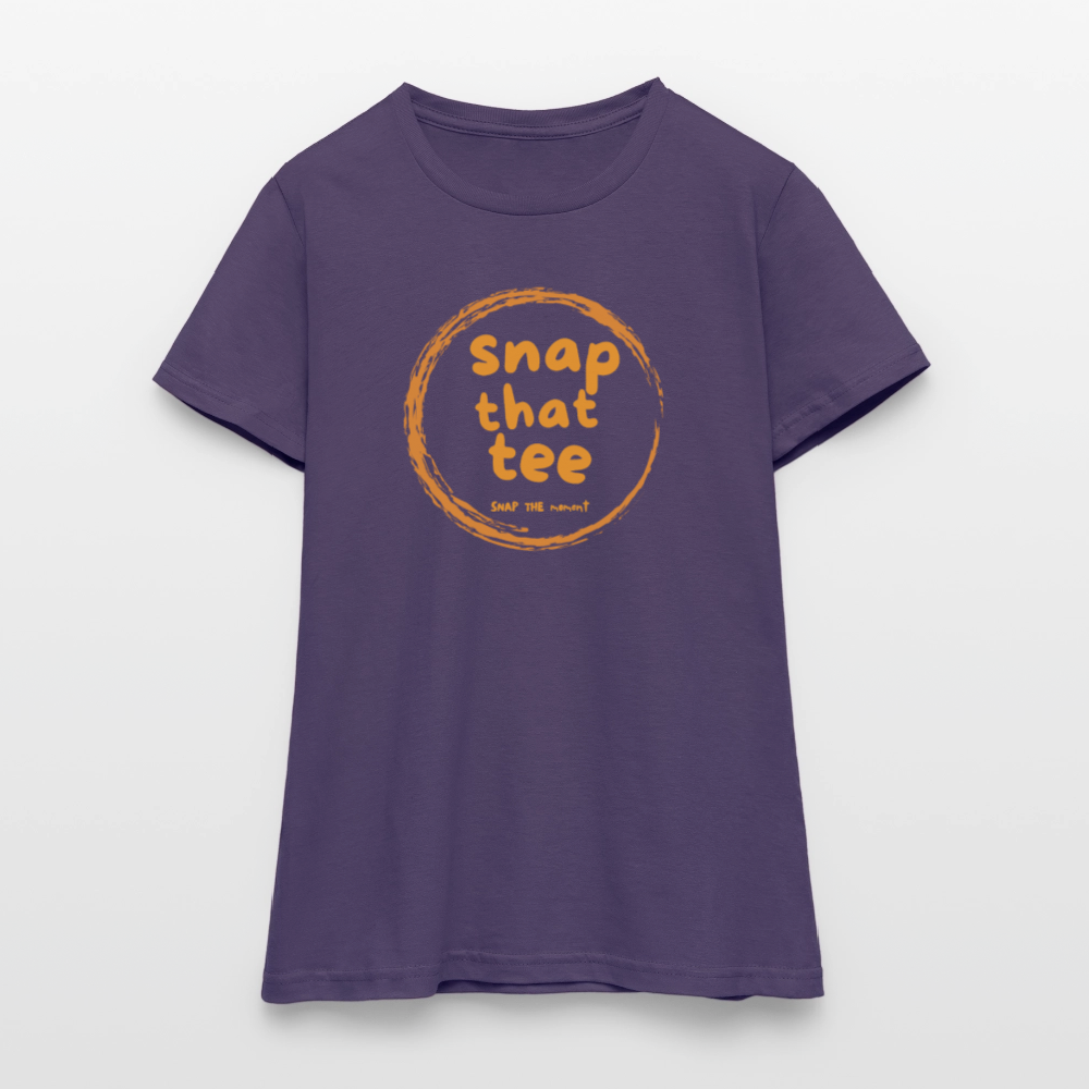 Snap That Tee Logo Two - T-shirt Femme - violet foncé
