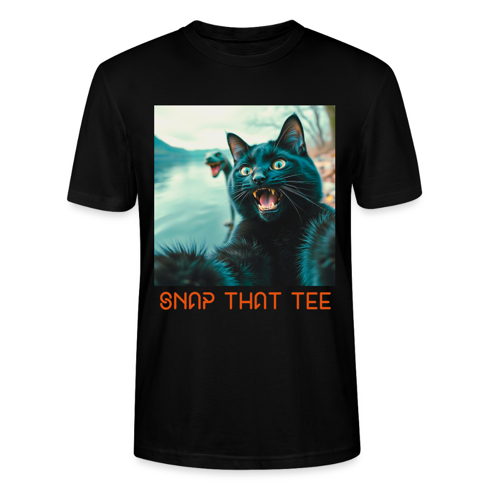Cryptid Cat - T-shirt bio Unisexe - Snap that tee - noir