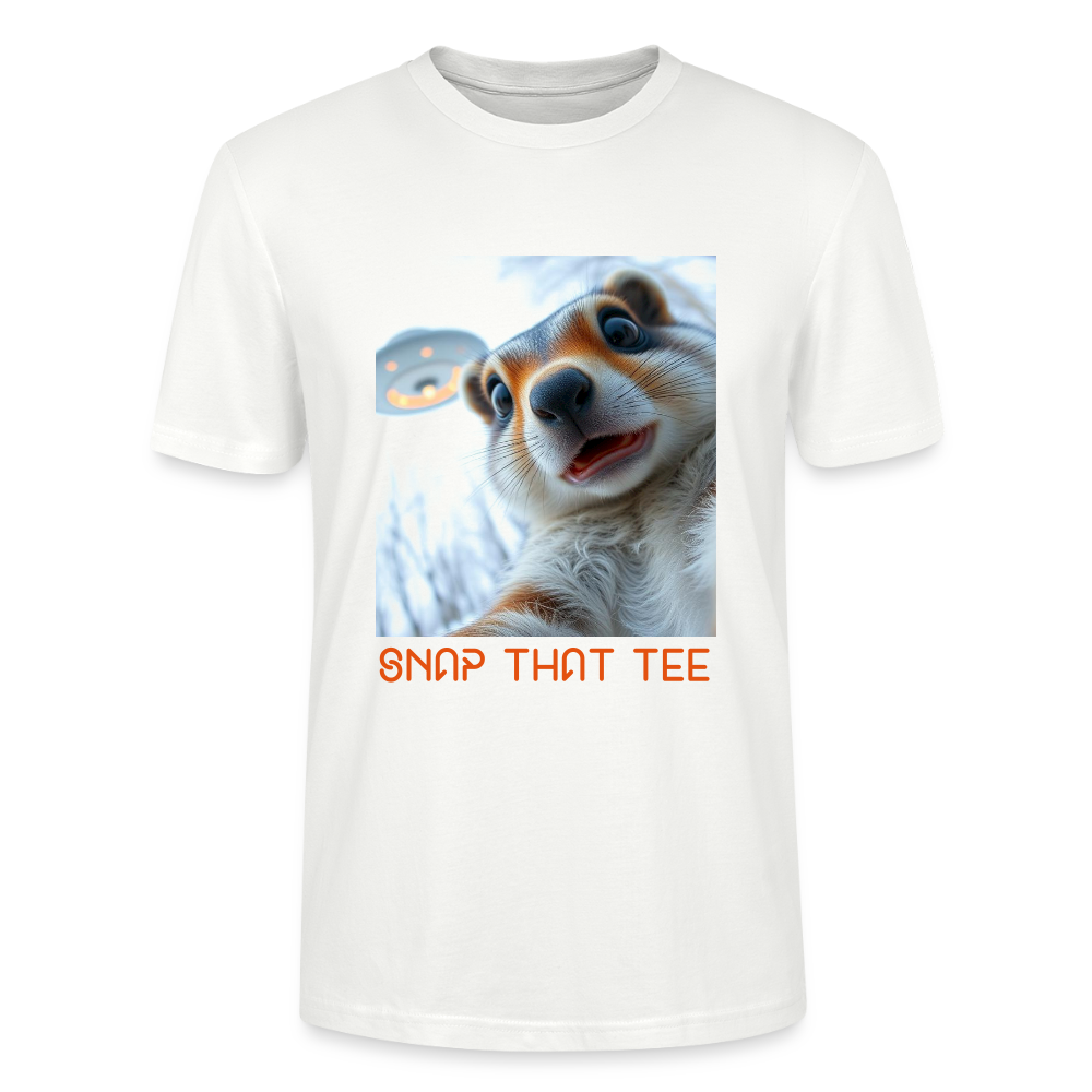 Nutty Abduction - T-shirt bio Unisexe - snap that tee - blanc