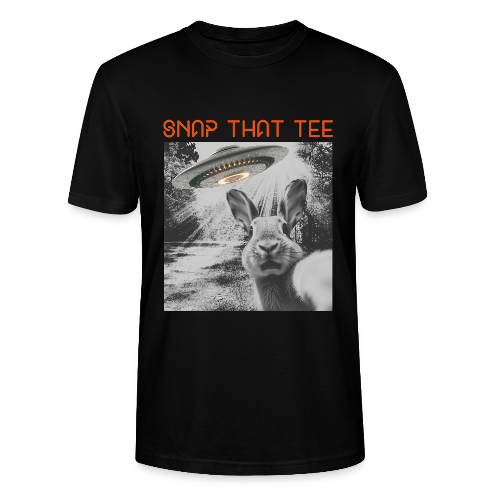 Hop To Space - T-shirt bio Unisexe - Snap that tee - noir