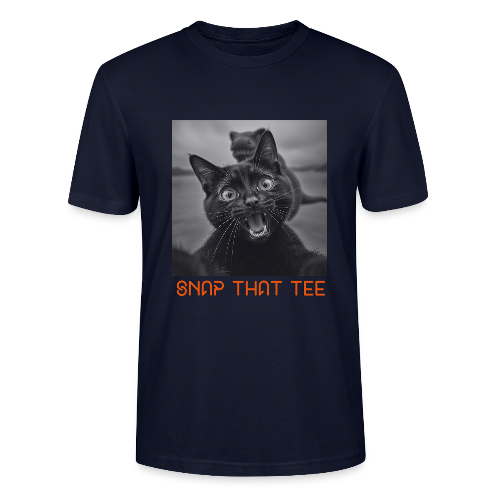 Loch Ness Selfie - T-shirt bio Unisexe - Snap that tee - marine