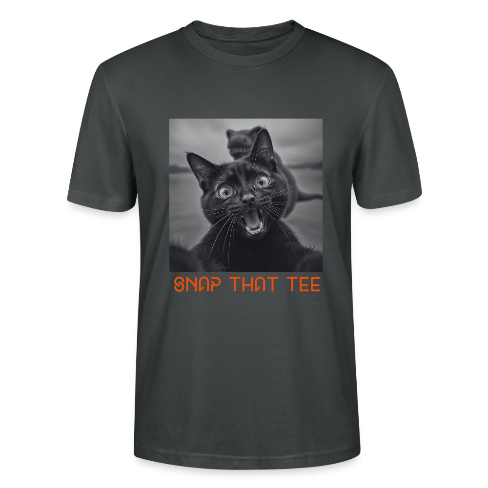 Loch Ness Selfie - T-shirt bio Unisexe - Snap that tee - charbon