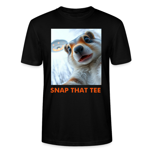 Nutty Abduction - T-shirt bio Unisexe - snap that tee - noir