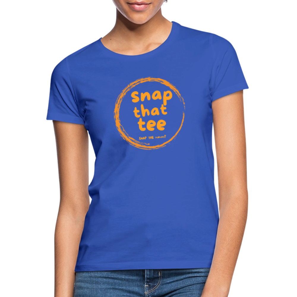 Snap That Tee Logo Two - T-shirt Femme - bleu royal