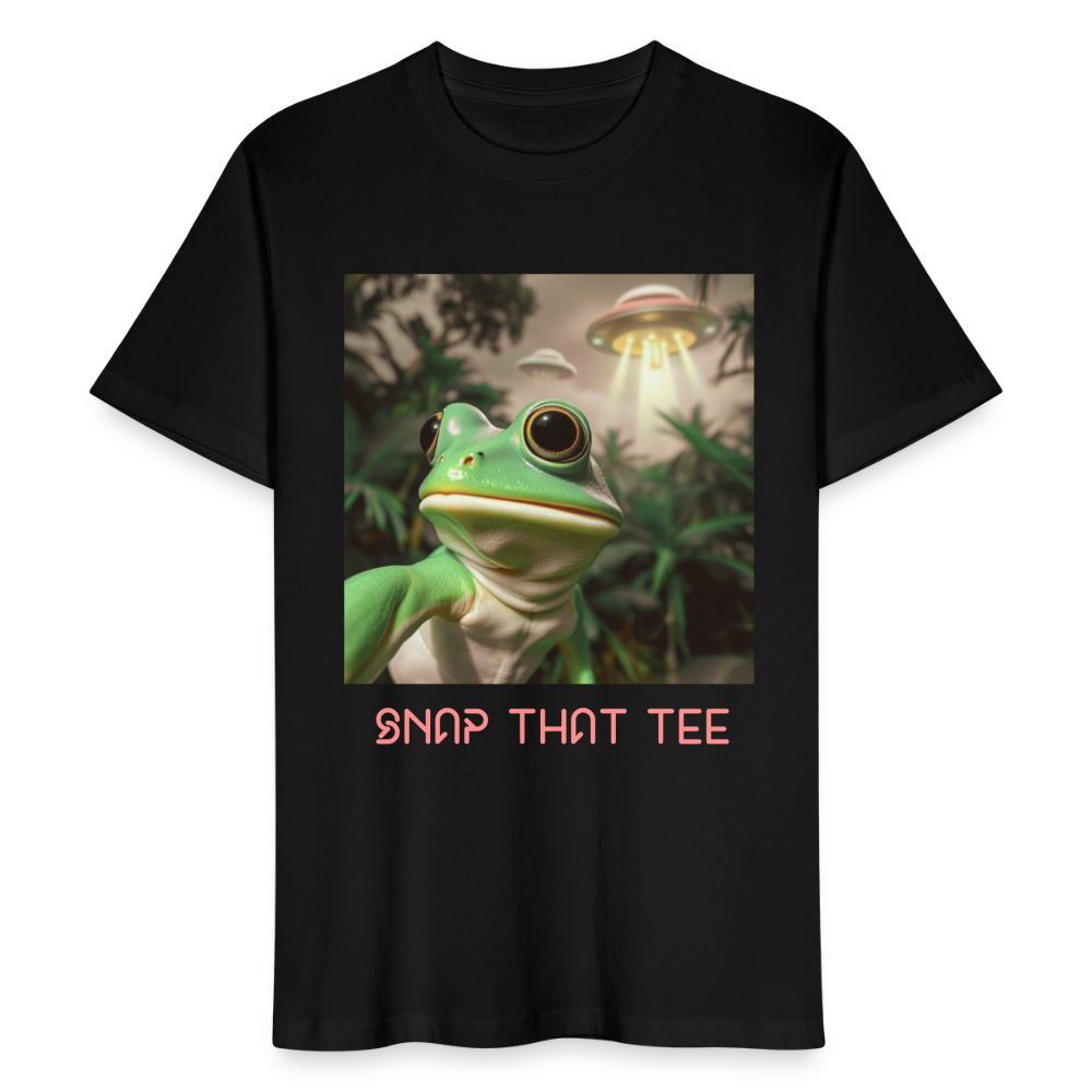 Hopduction - T-shirt bio  Unisexe - Snap that tee - noir