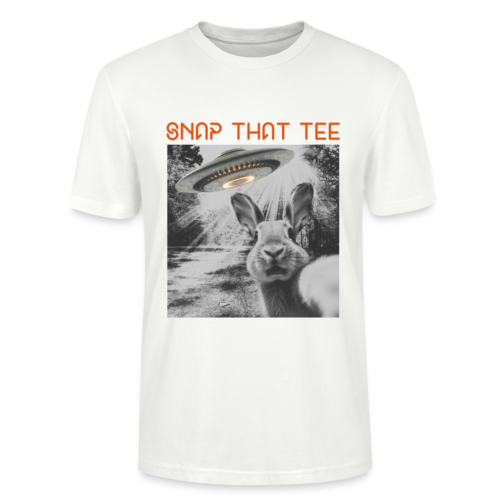 Hop To Space - T-shirt bio Unisexe - Snap that tee - blanc