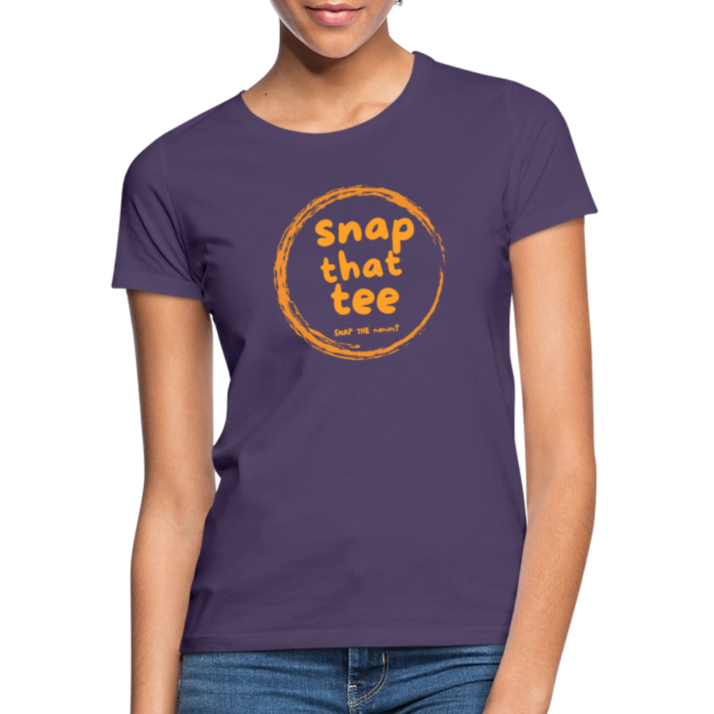 Snap That Tee Logo Two - T-shirt Femme - violet foncé