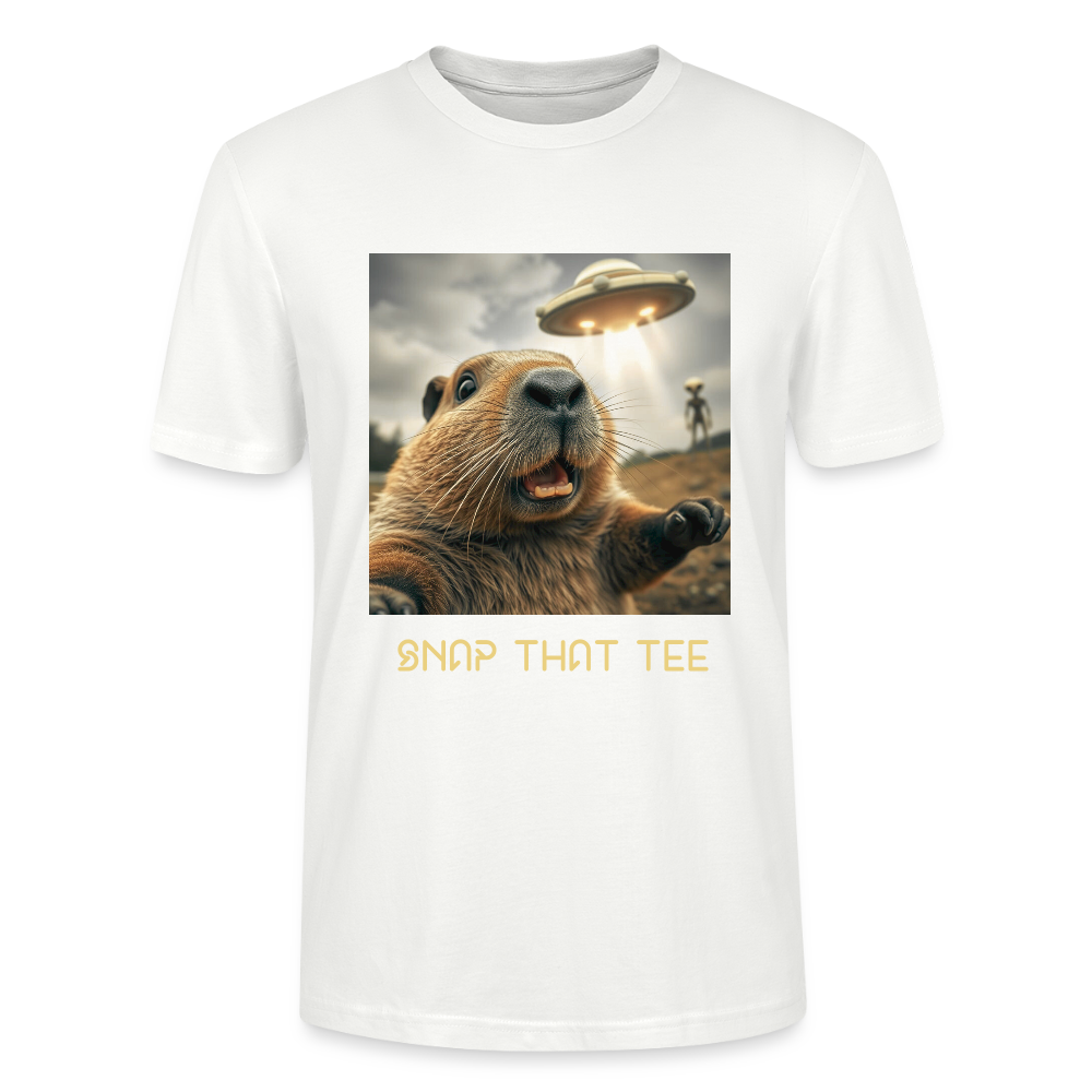 Gnawthing to See Here - T-shirt bio Unisexe - Snap that tee - blanc