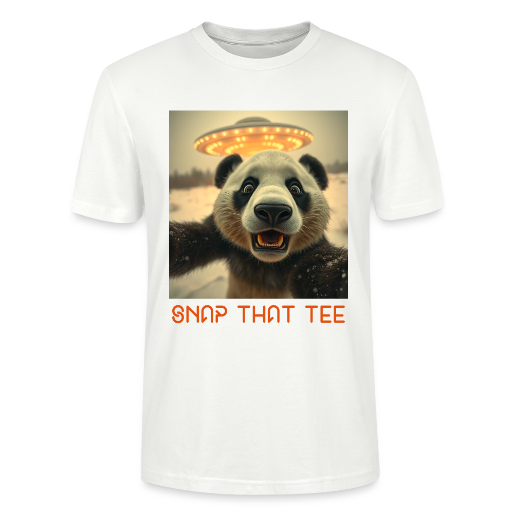 Out Of This Panda - T-shirt bio Unisexe - Snap that tee - blanc