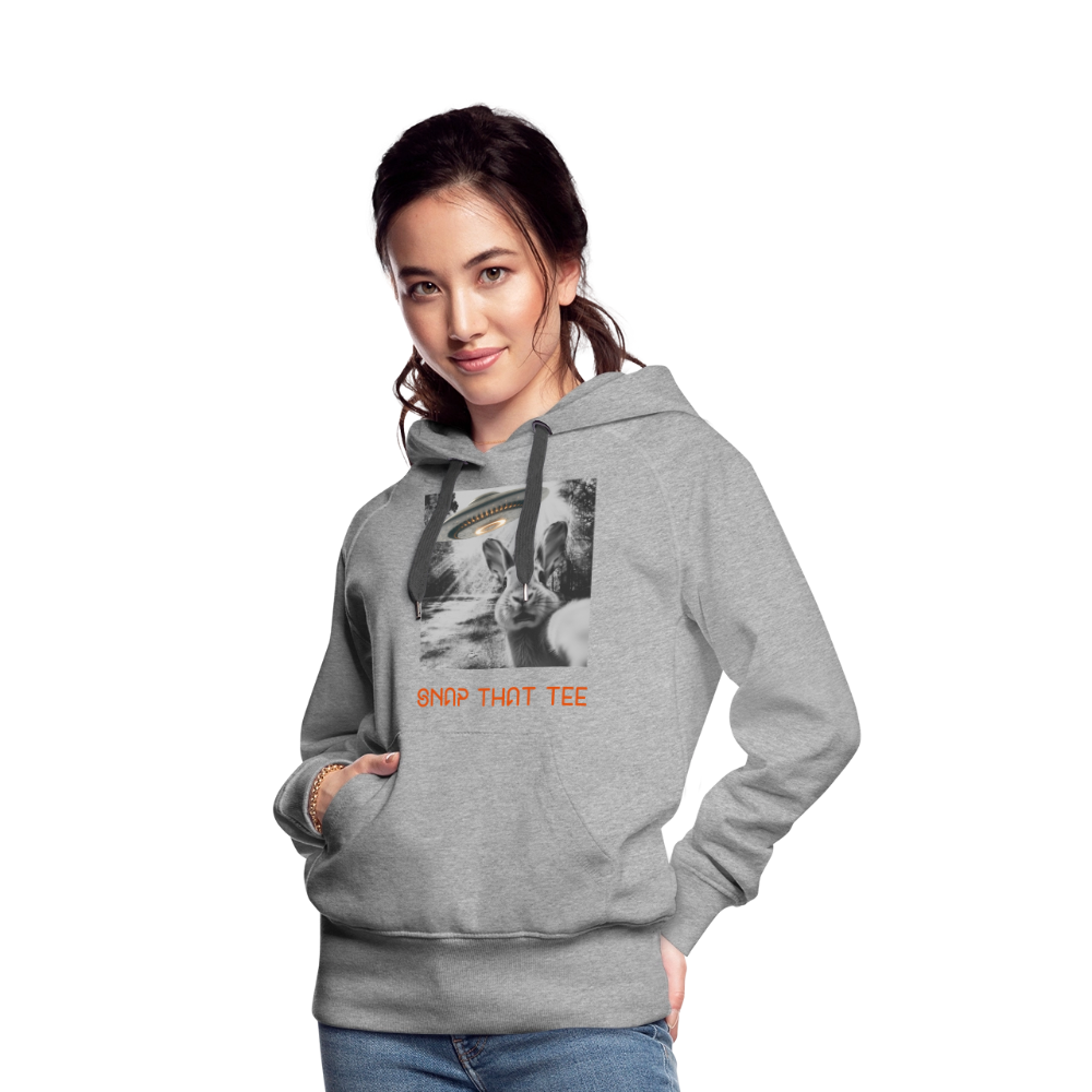 Hop to Space - Hoodie Femme - gris chiné
