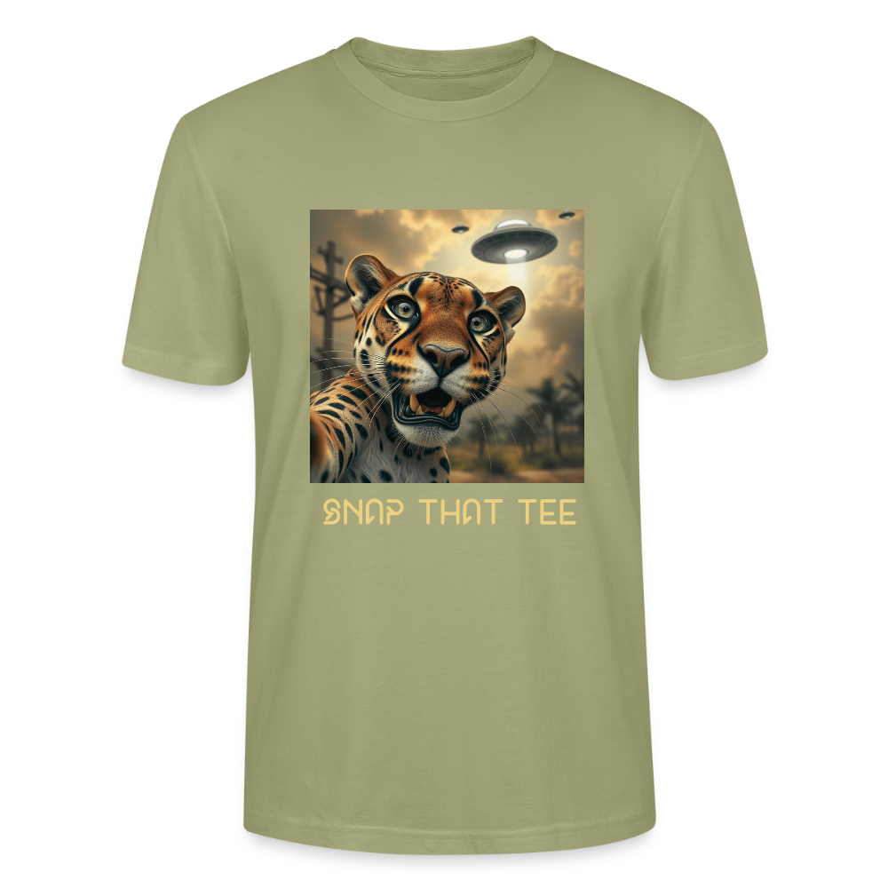 Beam Me Roar - T-shirt bio  Unisexe - Snap that tee - vert brouillard