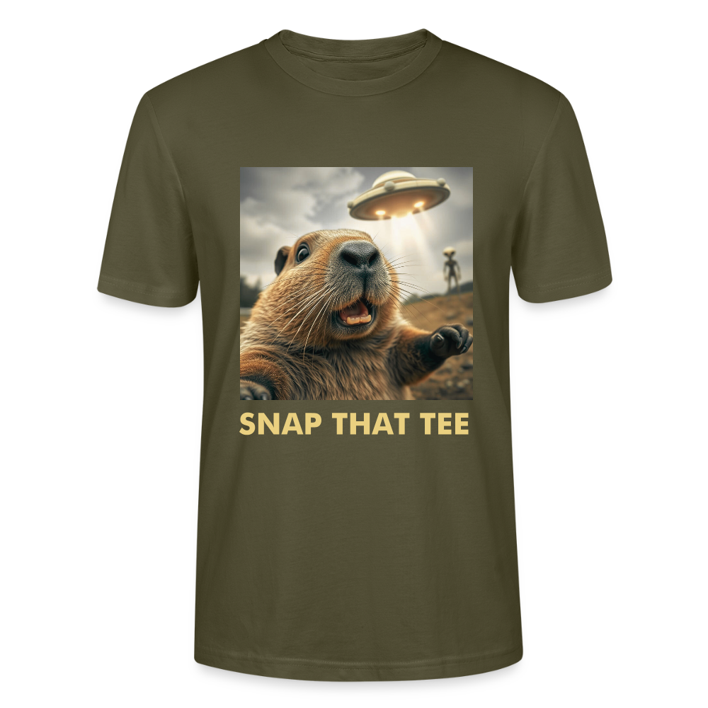 Gnawthing to See Here  - T-shirt bio Unisexe -Snap that tee - kaki