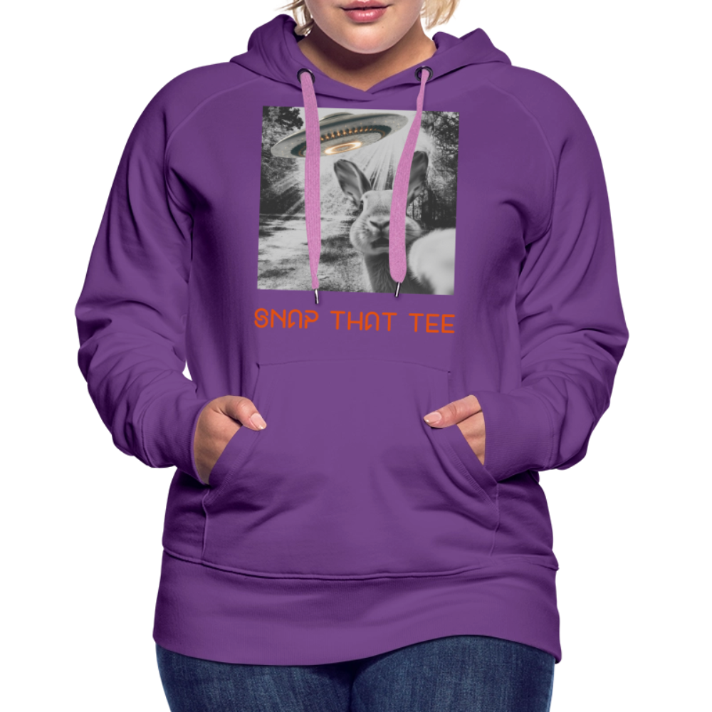 Hop to Space - Hoodie Femme - violet
