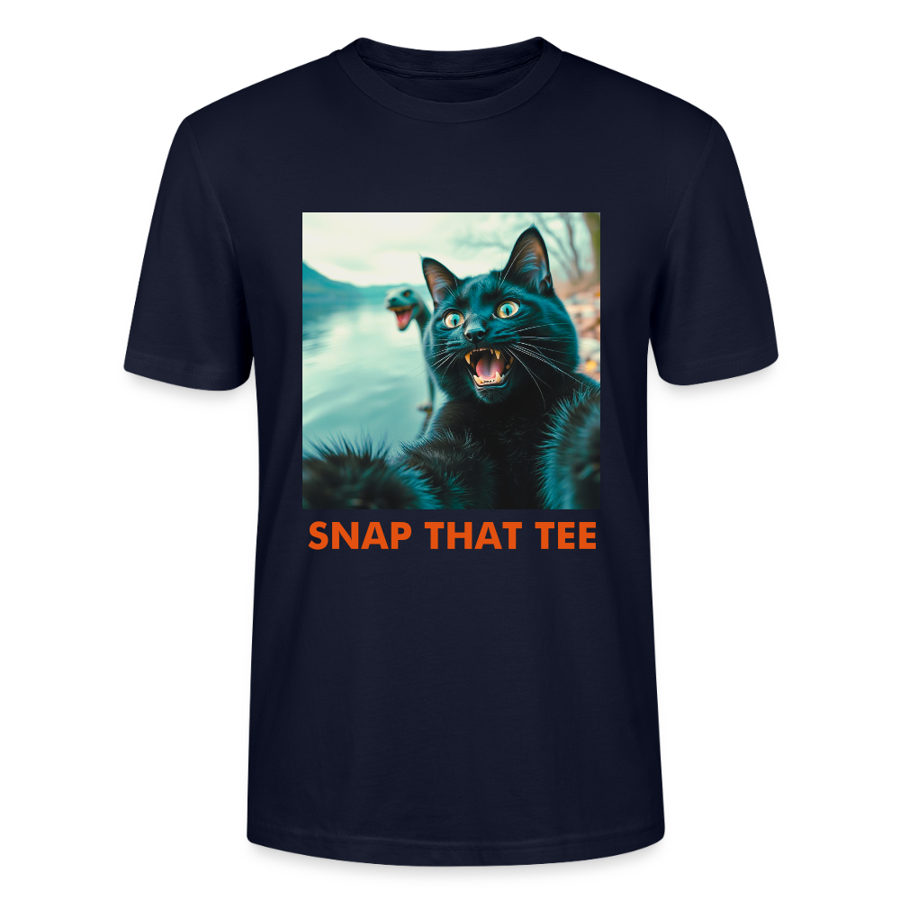 Cryptid Cat - T-shirt bio Unisexe - Snap that tee - marine