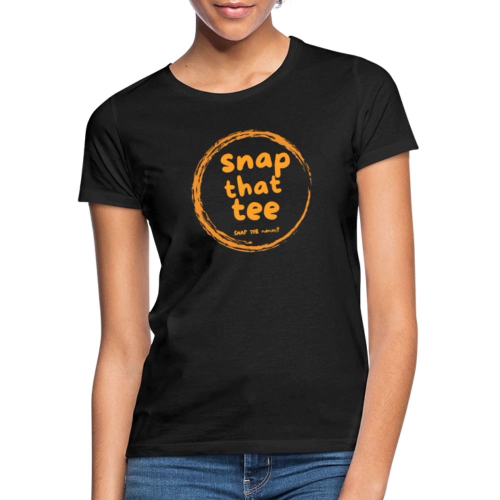 Snap That Tee Logo Two - T-shirt Femme - noir