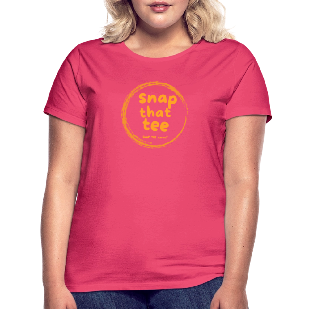 Snap That Tee Logo Two - T-shirt Femme - rose azalée