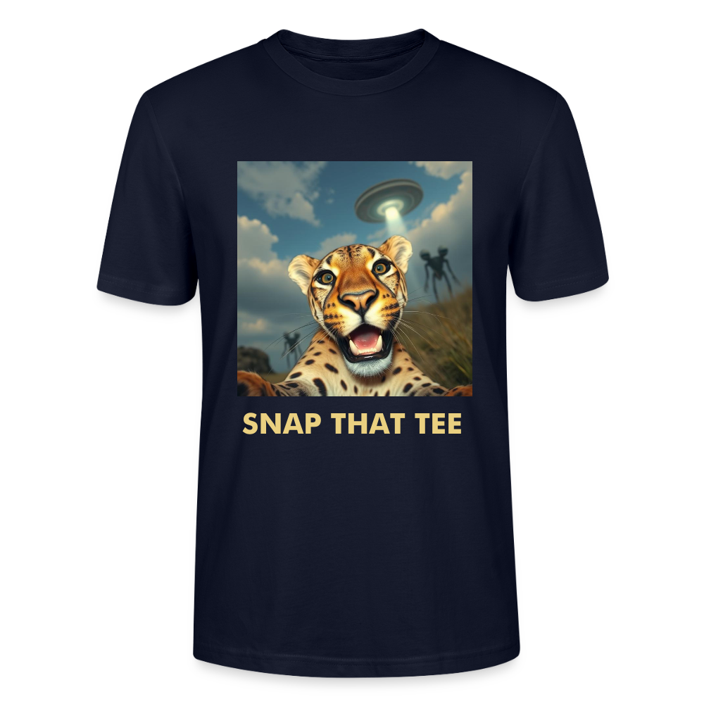Jungle Meets Cosmos - T-shirt bio Unisexe - Snap that tee - marine