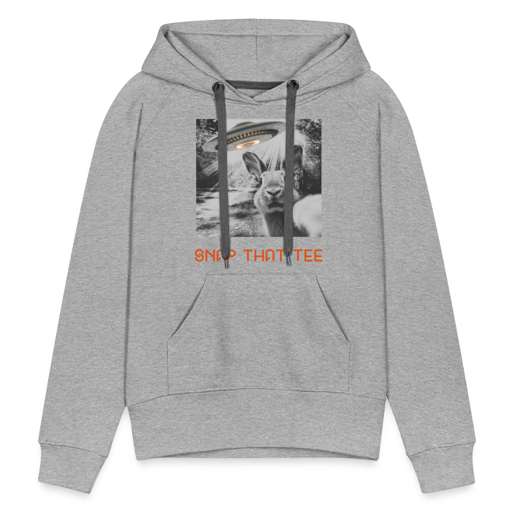 Hop to Space - Hoodie Femme - gris chiné