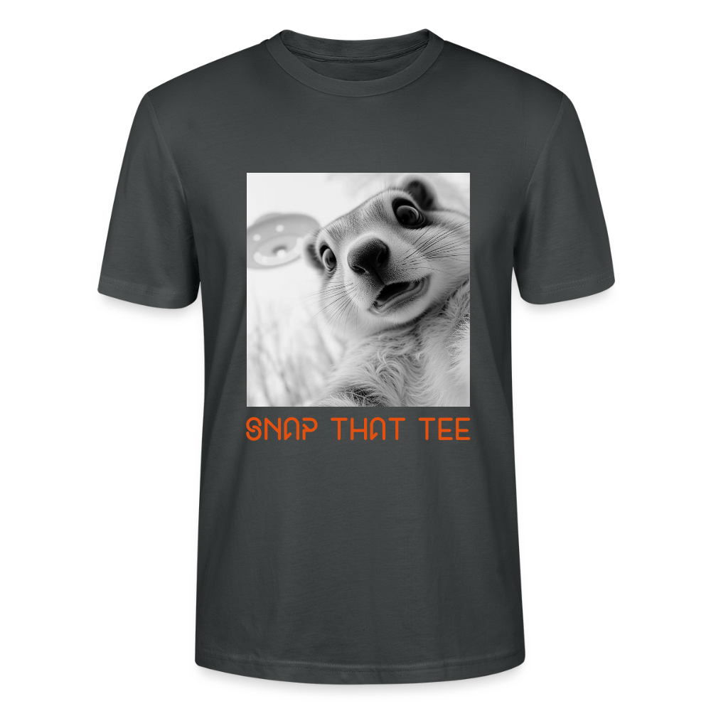 Beam Me Nut - T-shirt bio Unisexe - Snap that tee - charbon