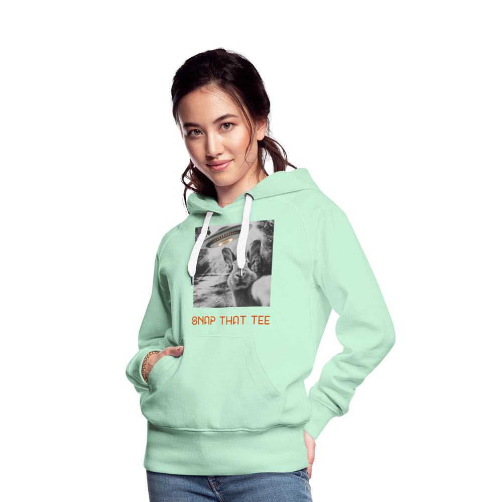 Hop to Space - Hoodie Femme - vert clair menthe