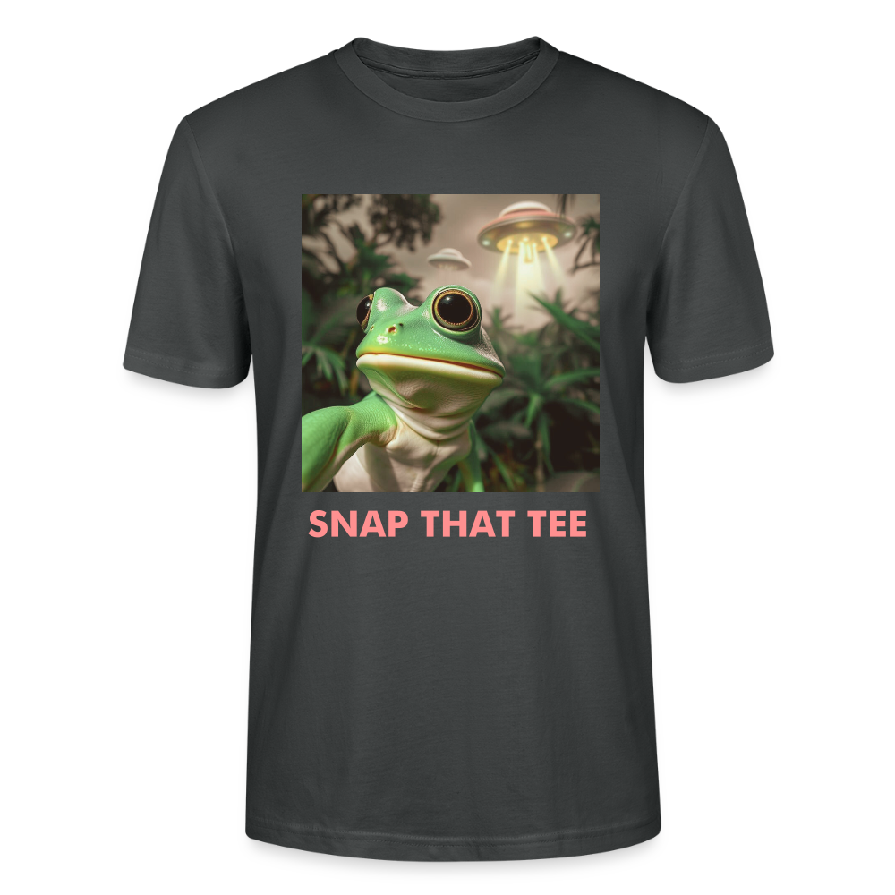 Croak Meets Cosmos - T-shirt bio Unisexe - Snap that tee - charbon
