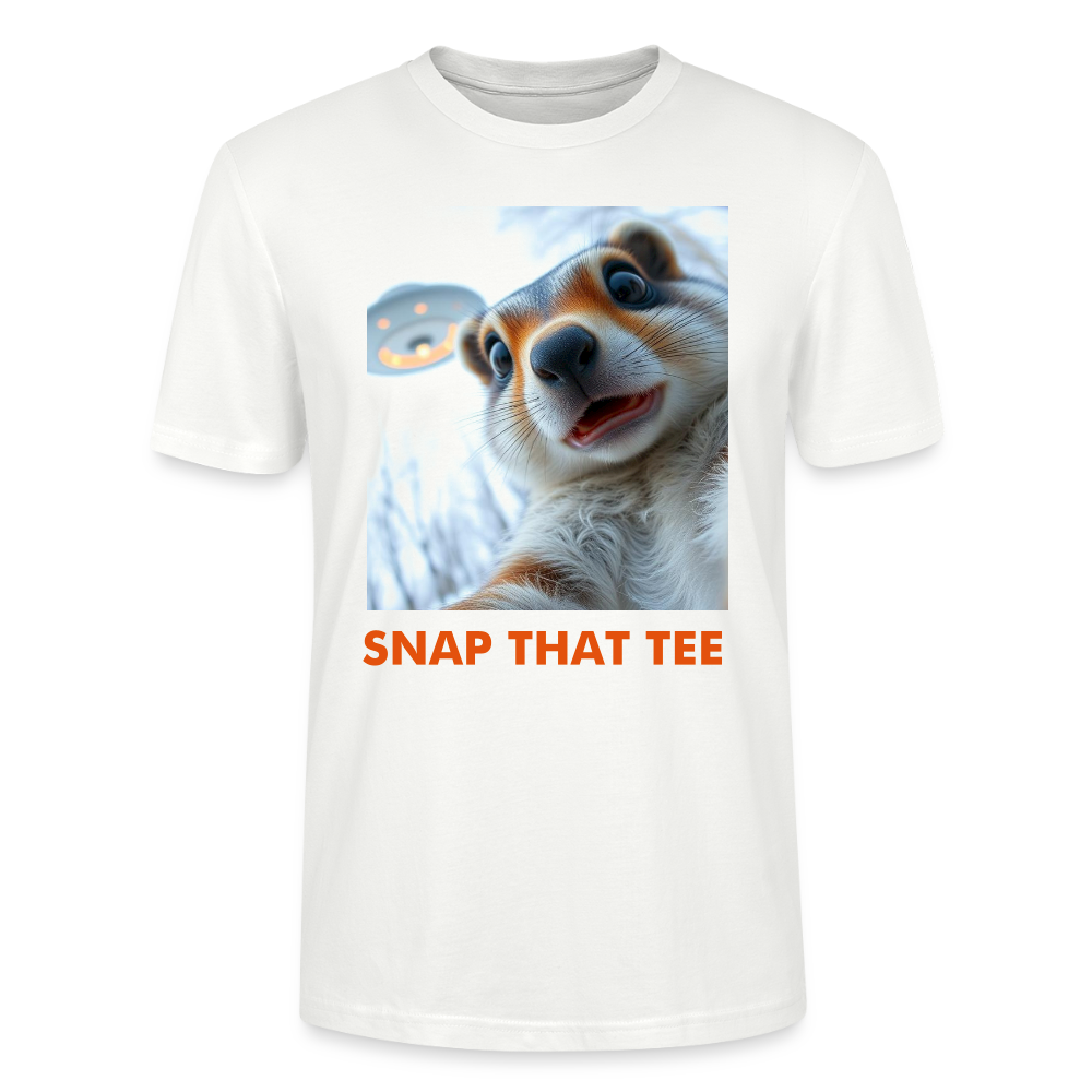 Nutty Abduction - T-shirt bio Unisexe - snap that tee - blanc