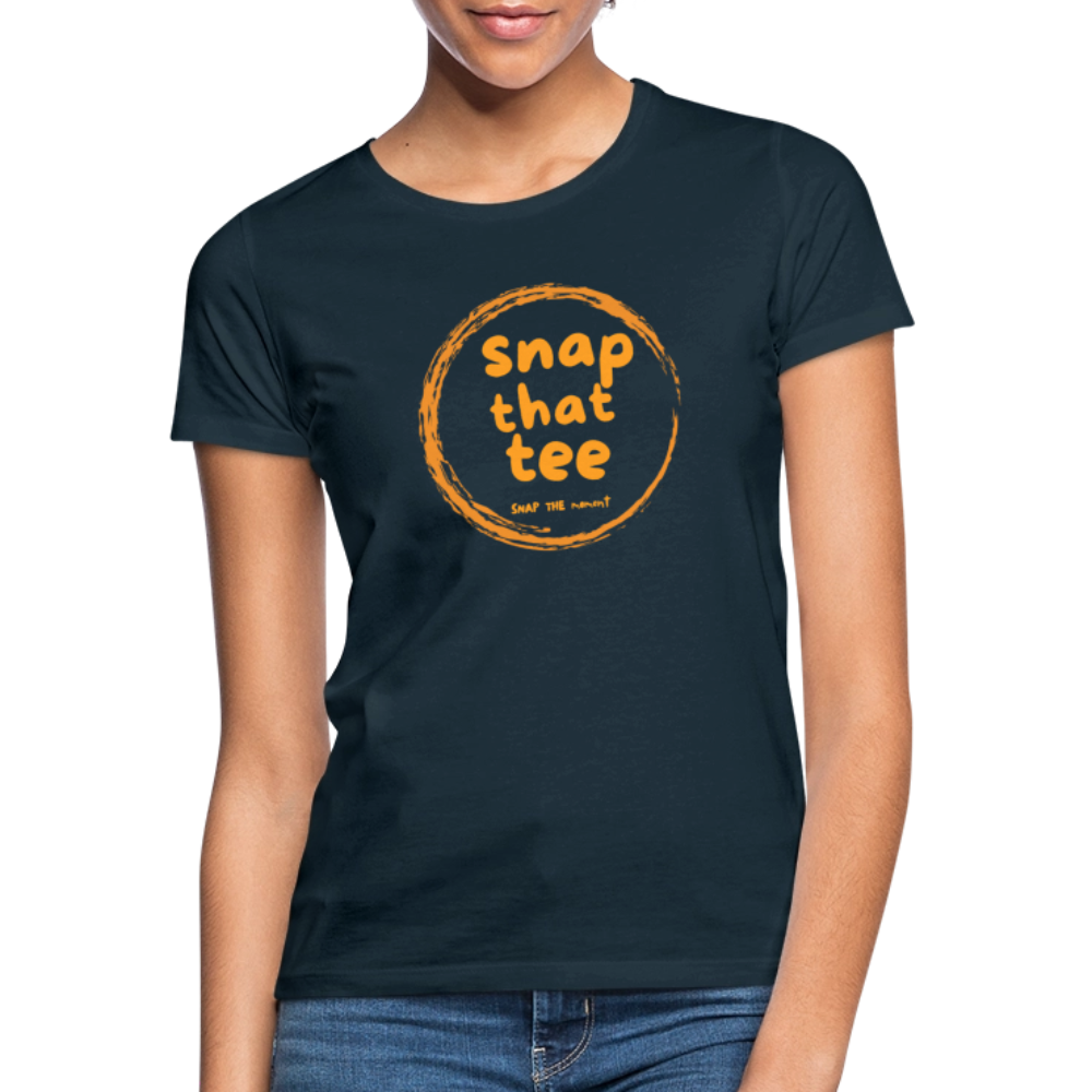 Snap That Tee Logo Two - T-shirt Femme - marine