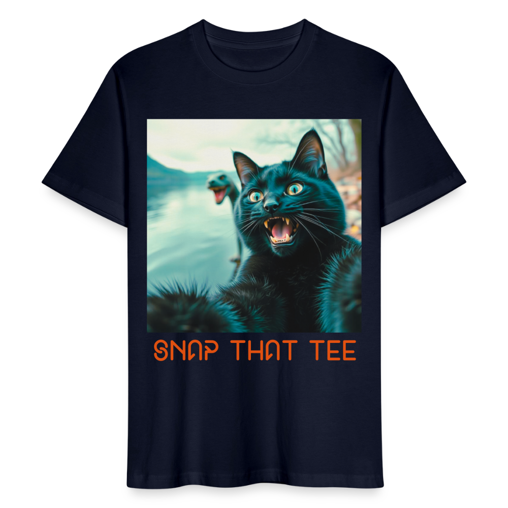 Cryptid Cat - T-shirt bio Unisexe - Snap that tee - marine