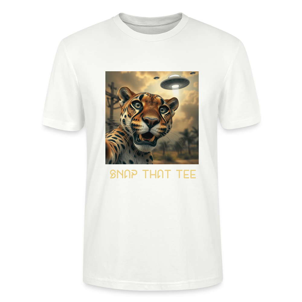 Beam Me Roar - T-shirt bio  Unisexe - Snap that tee - blanc