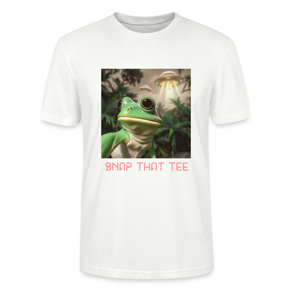 Croak Meets Cosmos - T-shirt bio Unisexe - Snap that tee - blanc