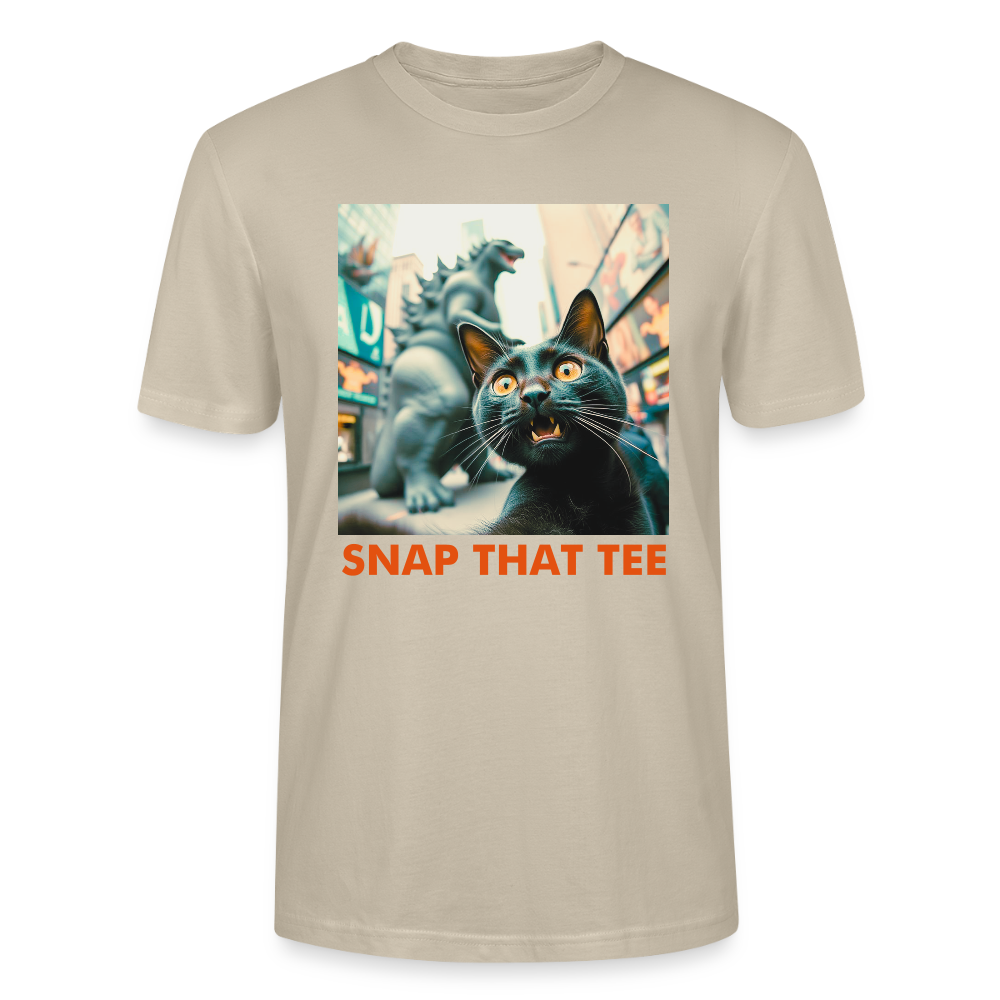 Godzilla & Meo - T-shirt oversize épais unisexe - beige