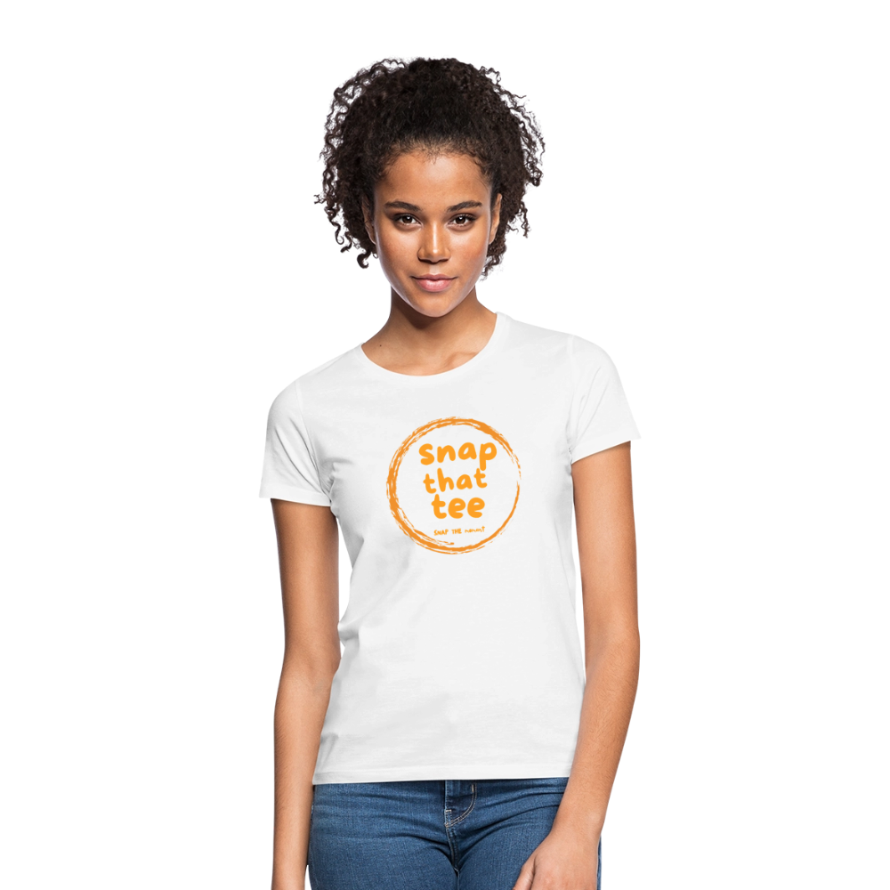 Snap That Tee Logo Two - T-shirt Femme - blanc