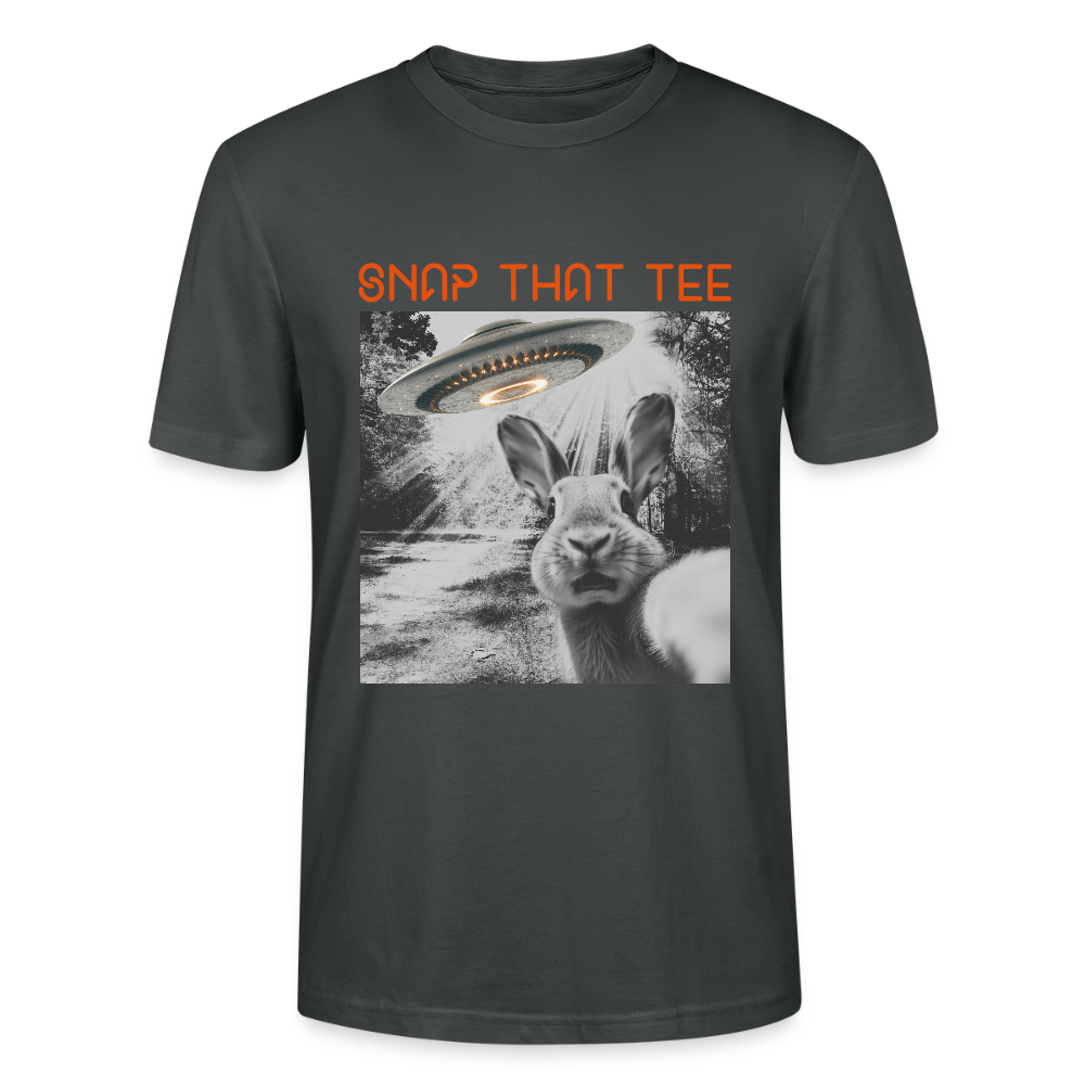 Hop To Space - T-shirt bio Unisexe - Snap that tee - charbon