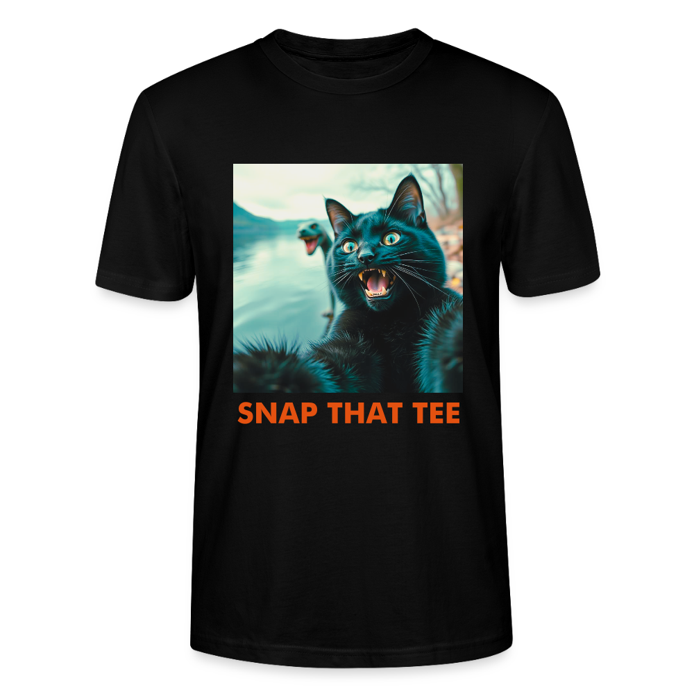 Cryptid Cat - T-shirt bio Unisexe - Snap that tee - noir