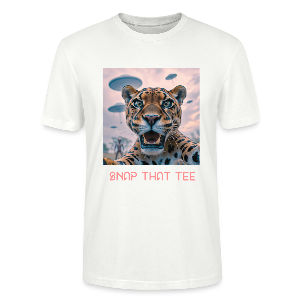 Galactic Panther - T-shirt bio Unisexe - Snap that tee - blanc