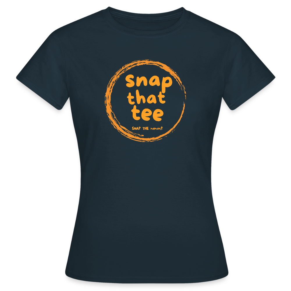 Snap That Tee Logo Two - T-shirt Femme - marine