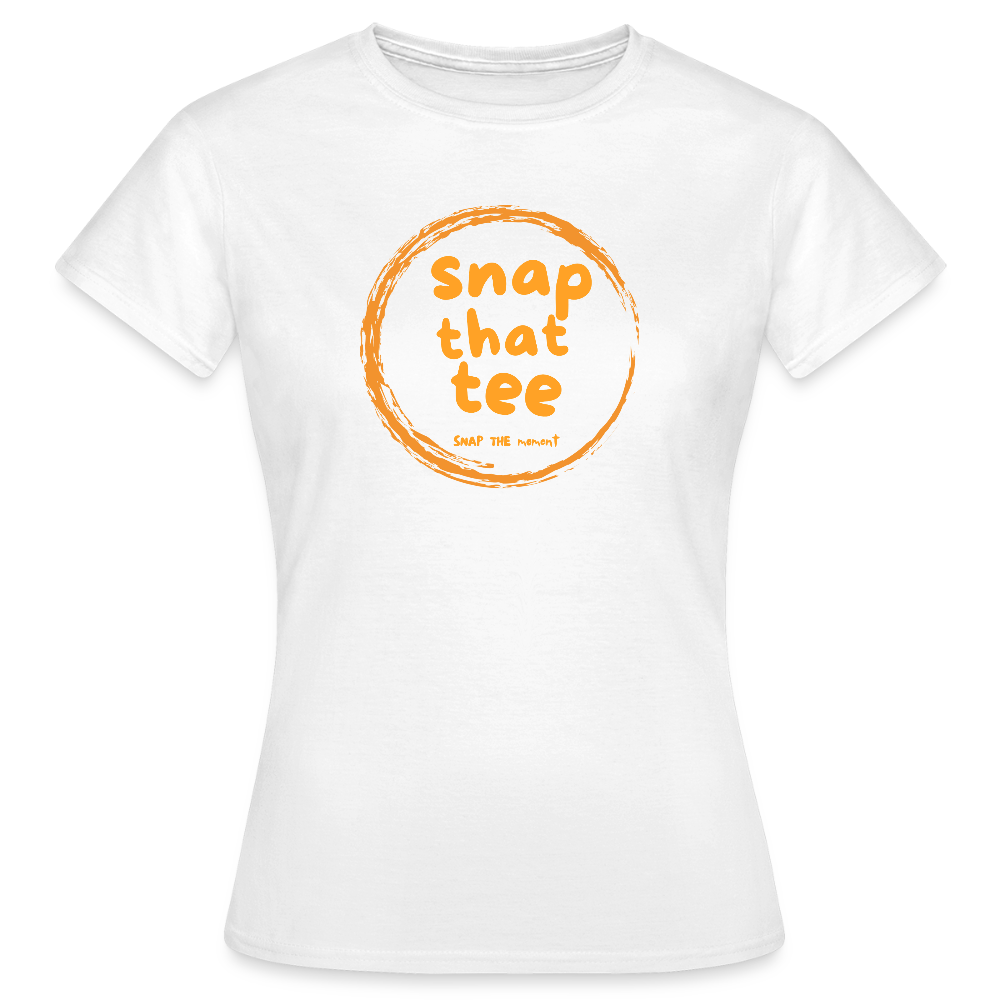 Snap That Tee Logo Two - T-shirt Femme - blanc