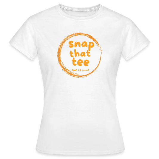 Snap That Tee Logo Two - T-shirt Femme - blanc