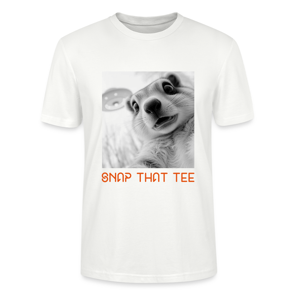 Beam Me Nut - T-shirt bio Unisexe - Snap that tee - blanc