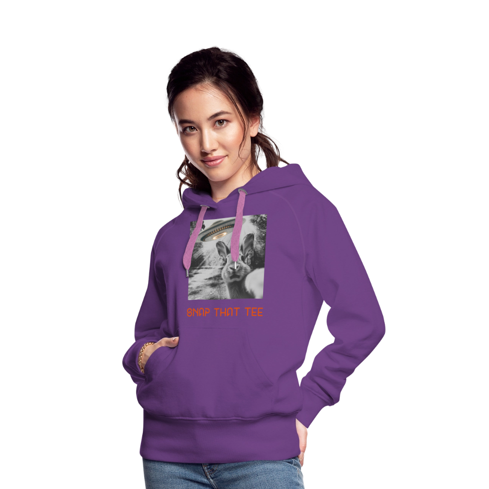 Hop to Space - Hoodie Femme - violet